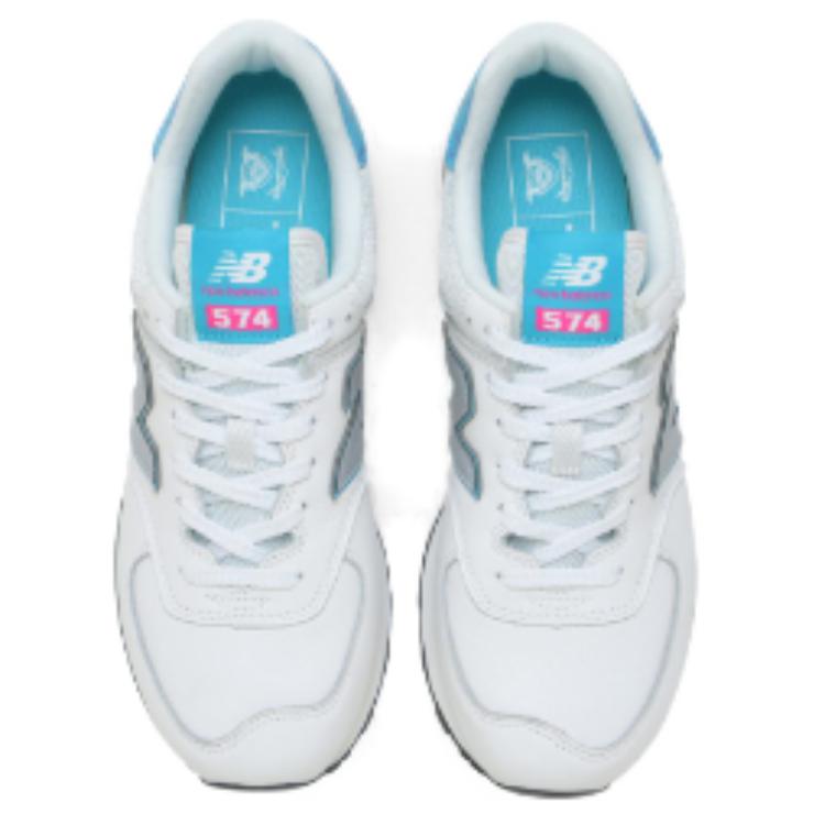 New Balance Sagan Tosu X  NB 574 Casual Versatile Shock Absorbing Durable Low Top Running Shoes Men Running Shoes White Blue ML574TU2