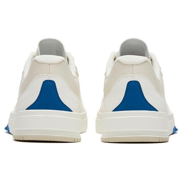 Anta Lifestyle Series Non-Slip Wear-Resistant Low-Top Skate Shoes Men Sneakers White Blue 912328011-4