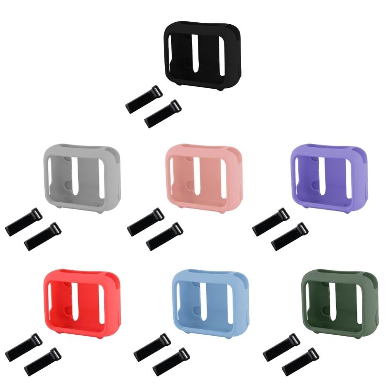 Shockproof Silicone Cover for GO 4 Portable Bluetooth-compatible Speaker, Dustproof Protections with Carrying Hook