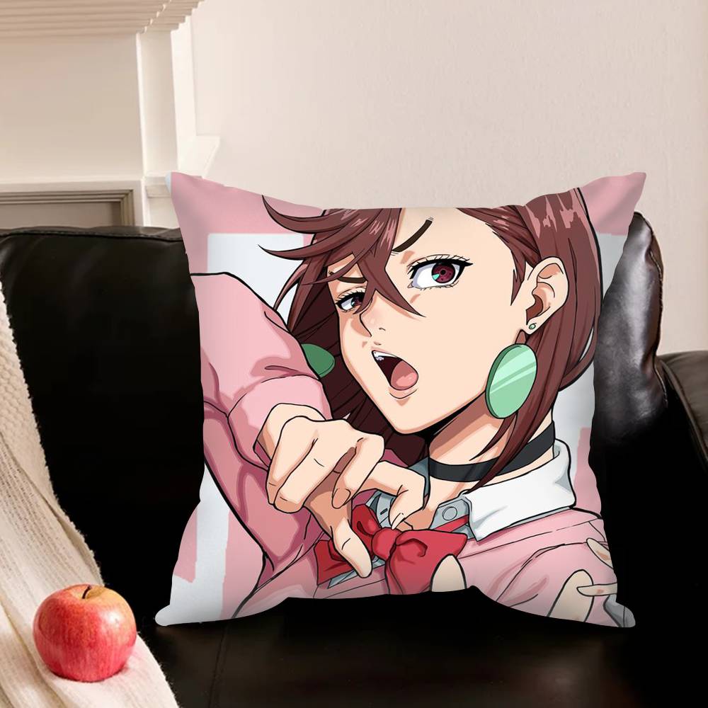 Anime Dan Da Dan Pillowcase For Sofa Room Office Decor Printing Protector Cushion Cover Valentine Gift Custom