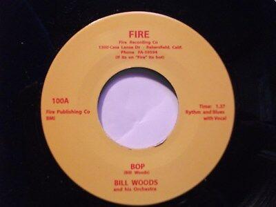 

7inch Record BILL WOODS ORCHESTRA - Bop 100 Fire Rock Used
