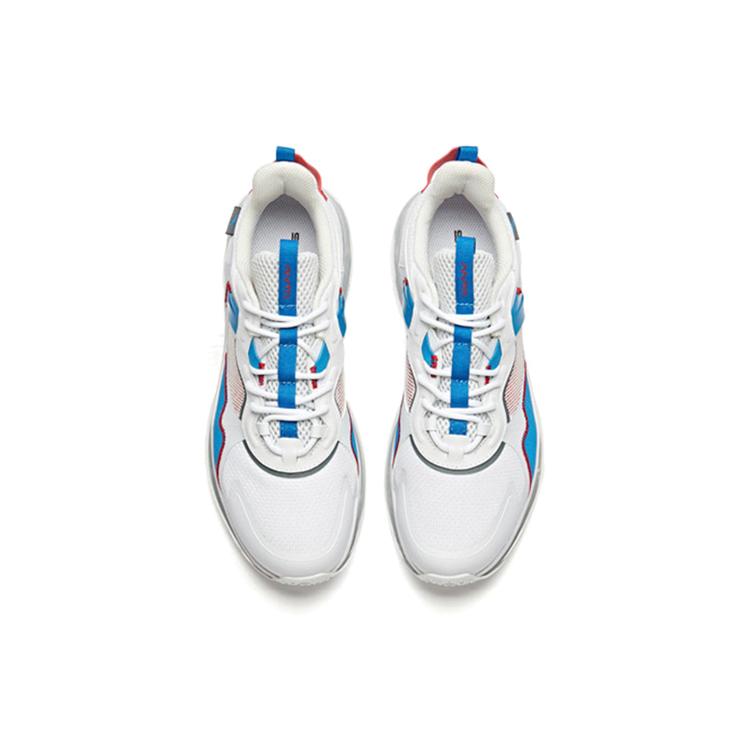 NASA x Anta Support Antiscivolo Ammortizzazione Basse Scarpe da Corsa Uomo Blu Bianco 91945513-1