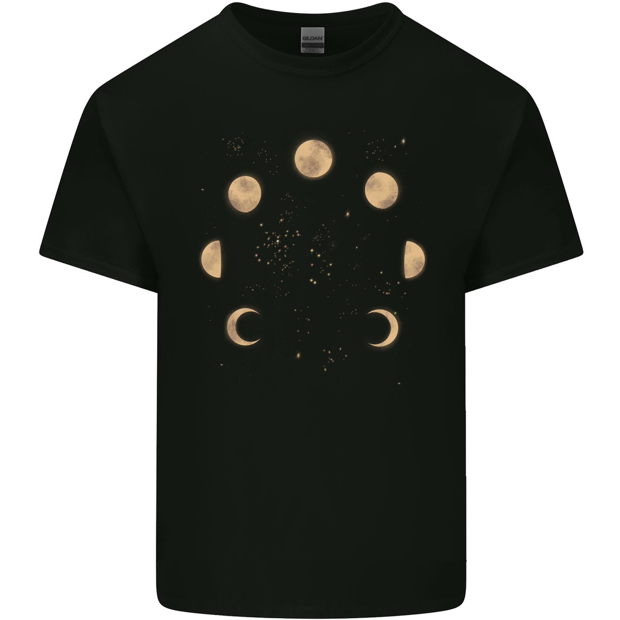 Moon Phases Eclipse Full Moon Supermoon Unisexs Light Cotton TShirt S