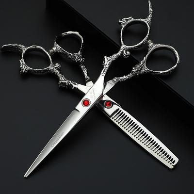 Haircut Scissors Professional Hairdressing Scissors Set 6 Inch Haircut Scissors Super Fast Haircut Flat Cutting Tooth Scissors