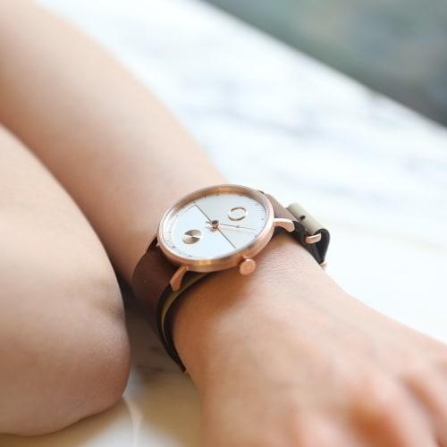 TAX DAY & NIGHT Quartz Watch TS1602E, Officially Imported, Brown