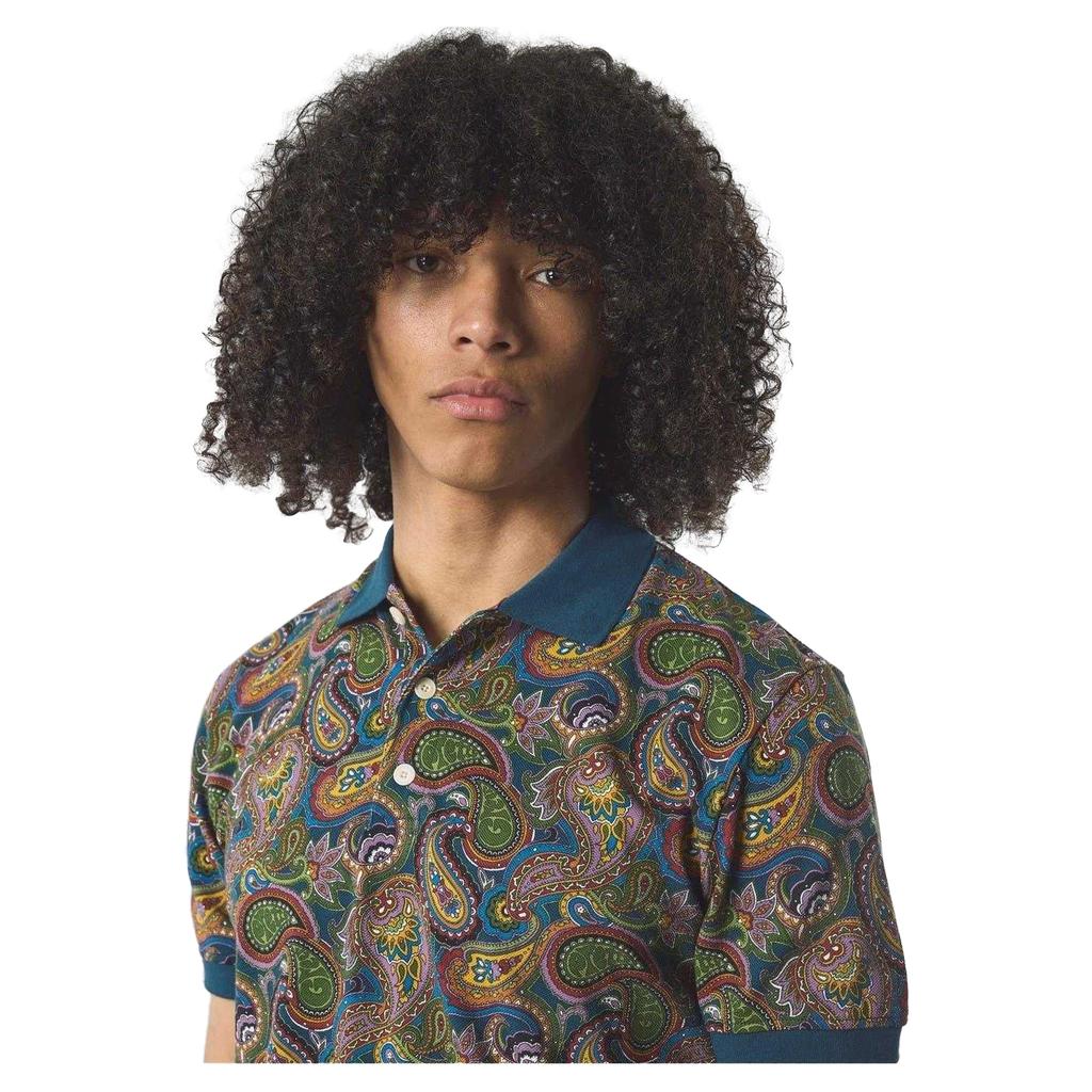 Pretty Green Mens House Paisley Polo Shirt