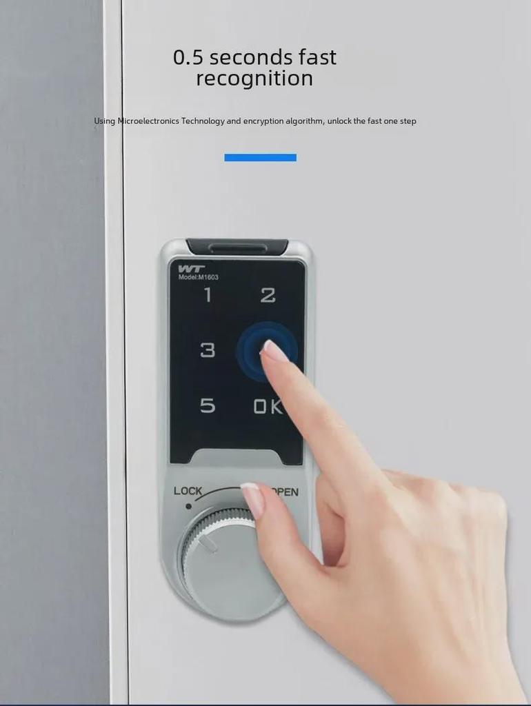 Electronic Smart Touchscreen Cabinet and Drawer Lock