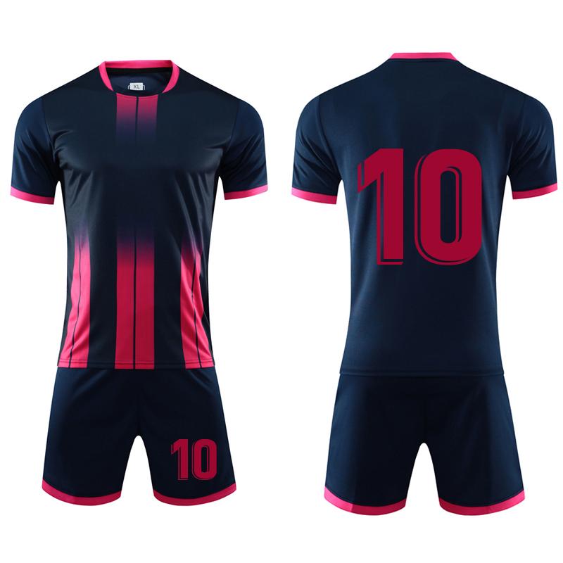 No. Soccer Jersey Set Uniforms Jersey Football Adult Tracksuit Football Shirt Shorts Suit