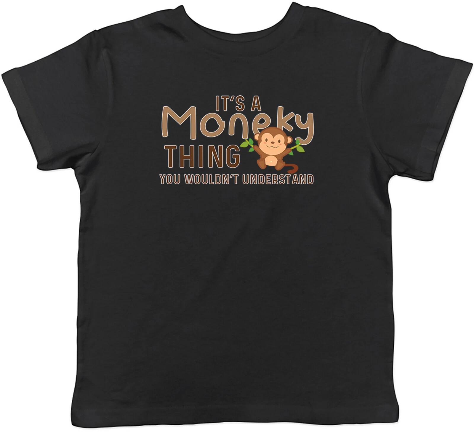 Monkey Thing Kids T-Shirt Animal Forest Jungle Childrens Boys Girls Gift 110