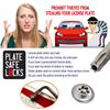 Anti Theft License Plate Screws- Stainless Steel Bolts Fasteners Kits For Car Tag Frame Holder, Tamper Resistant Mounting Hardware,1/4"(M6) Security