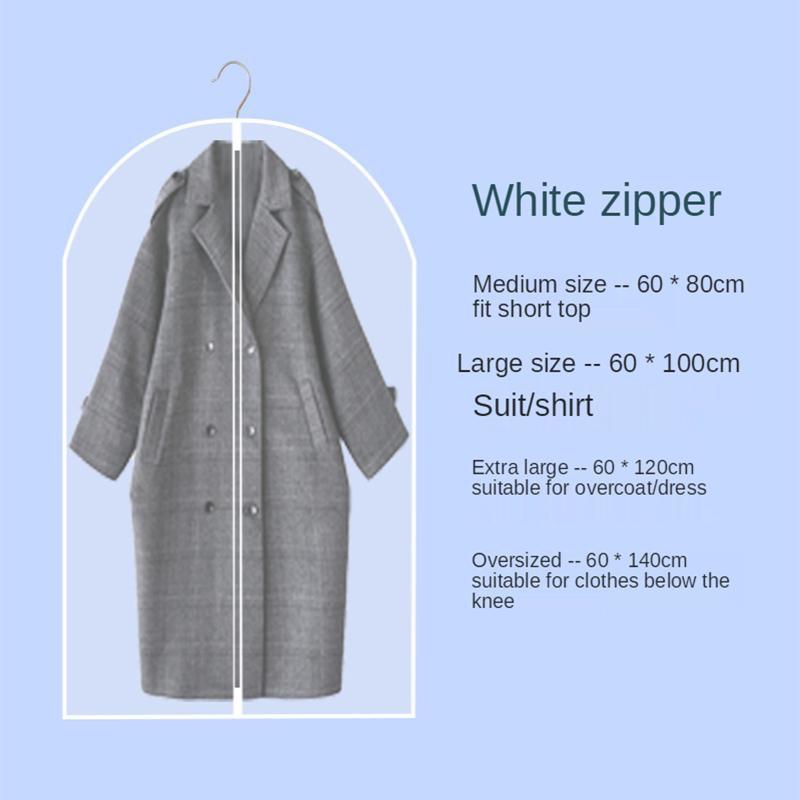 Clothes Dust-proof Bag Transparent Three-dimensional Clothing Dust-proof Cover Suit Cover Coat Dust-proof Printing Hanging Bag YSXX