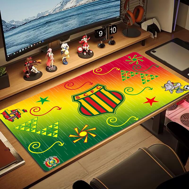 SAMPAIO CORREA-RJ Color Mouse Pad Large Gaming Table Cushion Non-slip Laptop Tablet Big Mousepad XXL Mat Mini PC Playmat With Lock edge