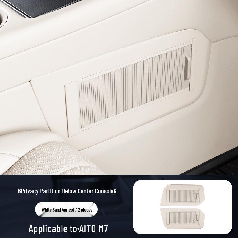 AITO M7/M8 Center Console Privacy Partition Roll-Up Storage Box for 26 Models