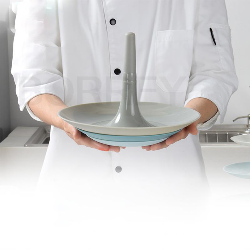 BORREY Fruit Basket Stand 2 3 Tier Cake nut Plate Stand Dessert Plate Round Resin Biscuit Tray Compote Household Snacks Storage