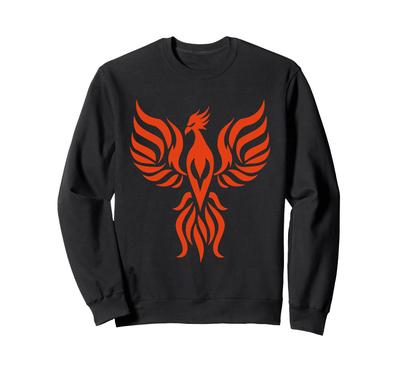 Humor Phoenix Animals Simple Fire Bird Phoenix Sweatshirt