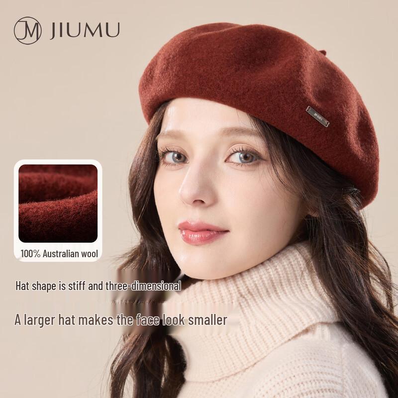 

JIUMU Women s Wool Beret MY185