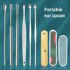 6 In 1 Ear Care Tools Stainless Steel Earwax Removal Tool Earpick Sticks Curette Spoon Ear Clean Personal Health Care
