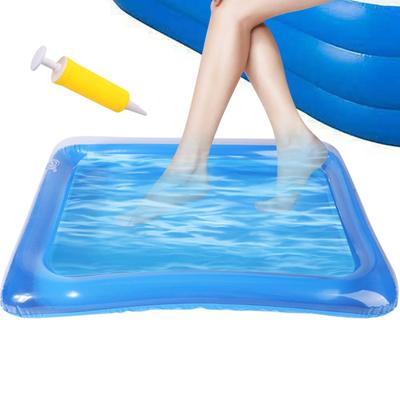 Portable Inflatable Foot Basin Rectangle Round Foot Soaking Bath For Pool Beach Inflatable Foot Wash Basin CollapsiblePool Foot
