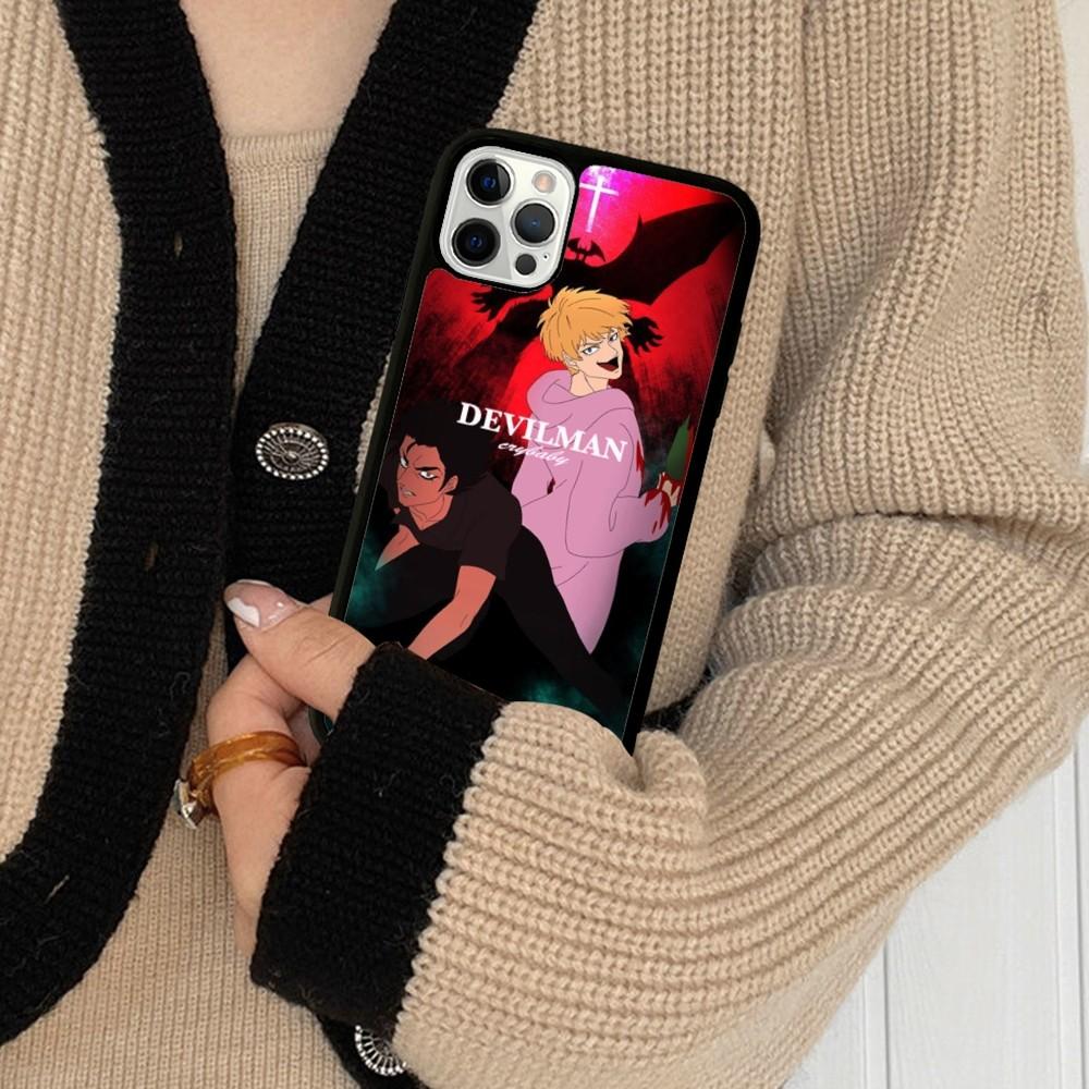 Devilman Crybaby Phone Case Silicone PC+TPU For For iPhone  11 12 13 14 15 16 Plus Pro Max Cover