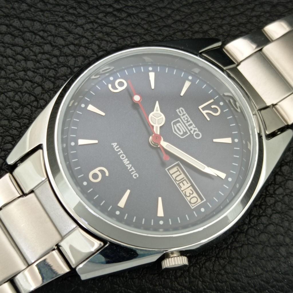REFURBISHED SEIKO 5 AUTOMATIC 7009A VINTAGE JAPAN MENS BLUE DIAL WATCH a446153-1