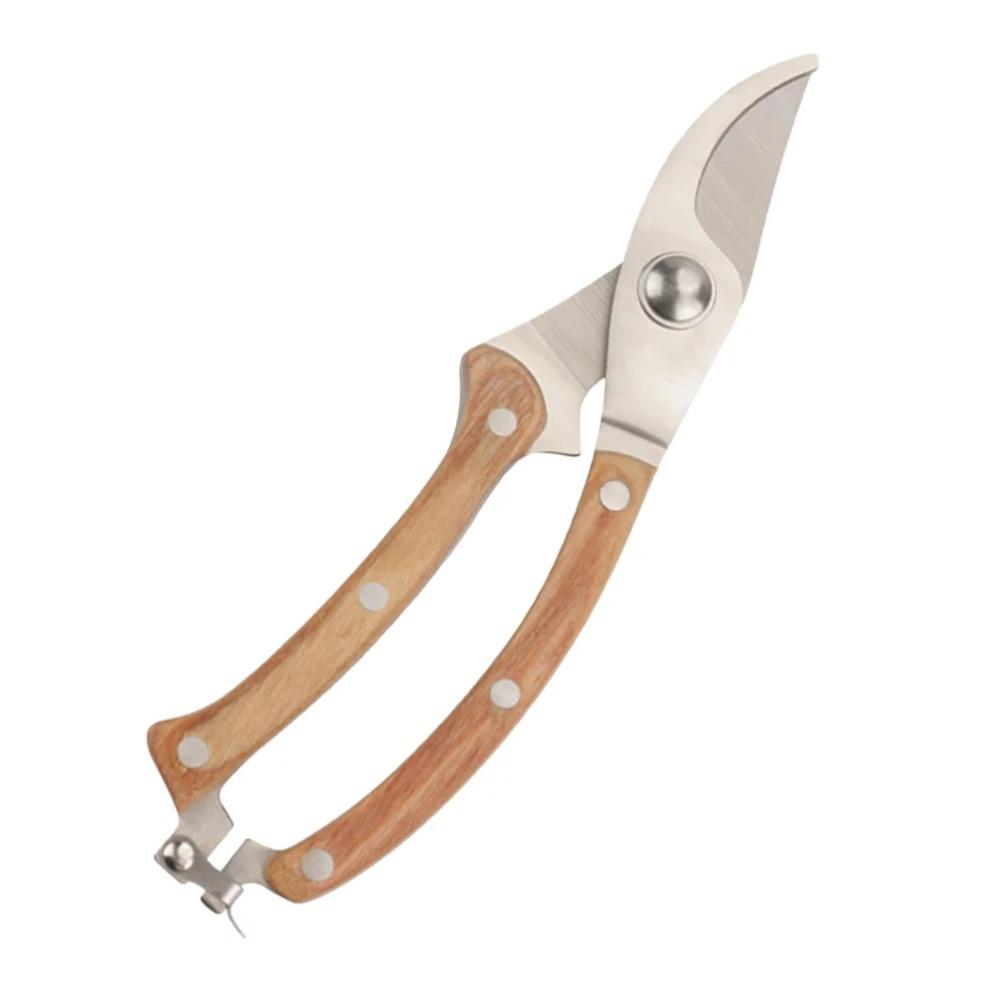 

1Pcs Multifunctional Garden Shears Practical Pruning Shears for Branch Flower Grass Trimming Durable Stainless Steel Hand Pruner коричневый