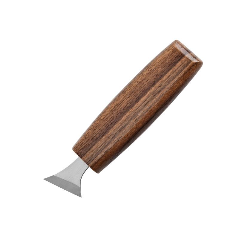8/17pcs Square Handle Walnut Woodcarving Knife Set DIY Handmade Woodcarving Tools Woodcarving Knife