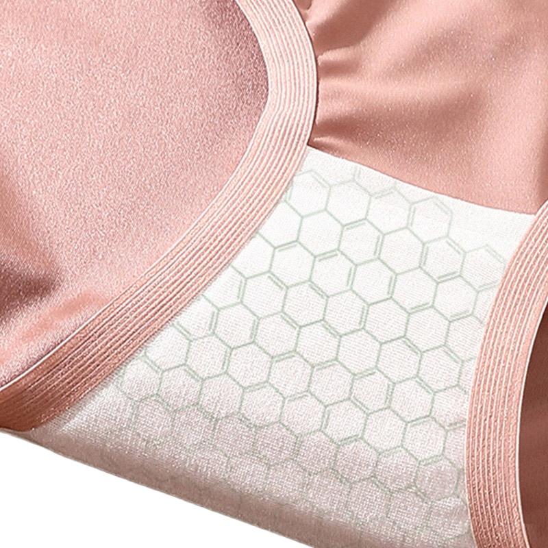 Dámské spodky Prodyšné spodní prádlo Bezešvé Kalhotky Hip Lifting Kalhotky Bříško Antibakteriální Mulberry Silk Crotch