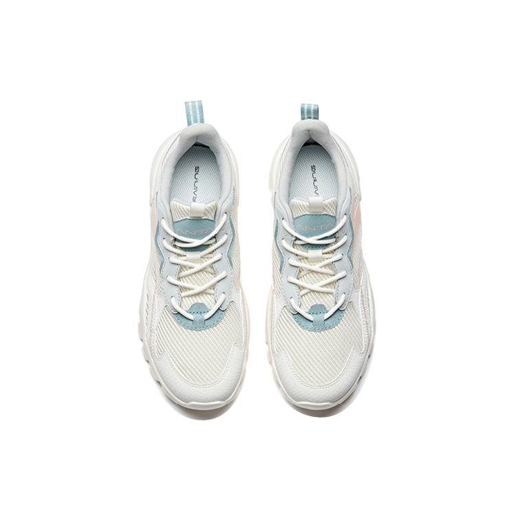 New ANTA Variety Training Collection Training Shoes Women's Low top Ivory White/Crab Shell Green 922027022-2