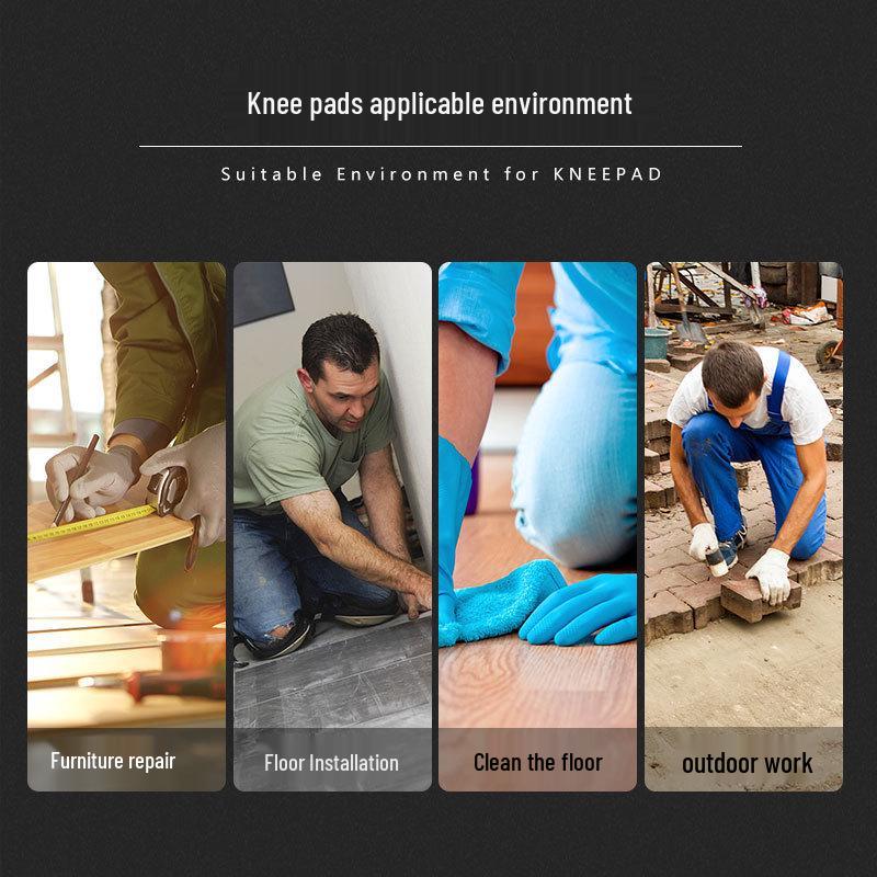 Sturdy, Lightweight Overalls with Built-In Knee Pads for Labor Protection and Kneeling Comfort