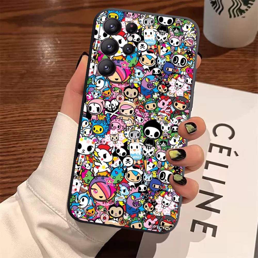 Japan T-Tokidokis Case For Samsung Galaxy Case S25 S23 S22 S21 S30 S20 S10 Ultra Plus FE TPU Soft Cover