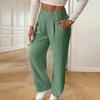 Lightweight Casual Loose Trousers for Women Business Work Pants with Pockets