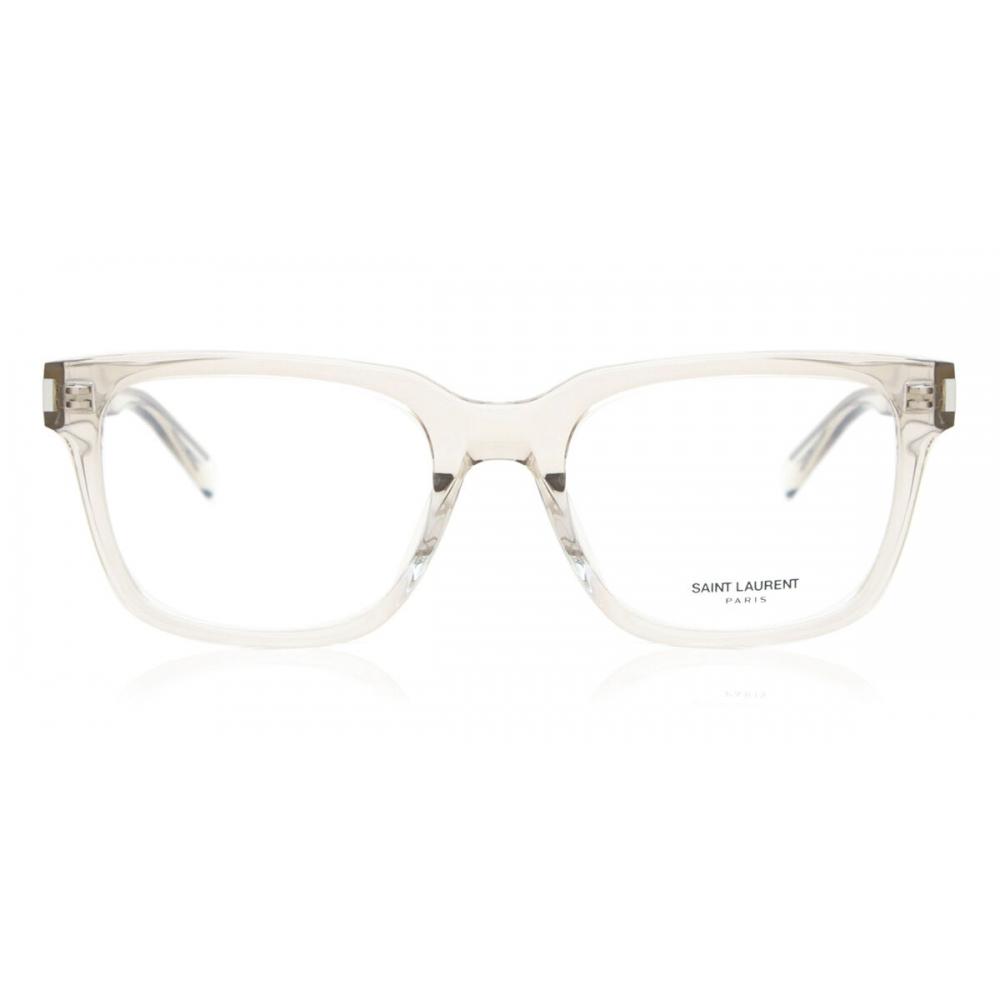 

Saint Laurent Sl 621 Asian Fit 003 Unisex Eyeglasses Transp Lt Beige Brn/54