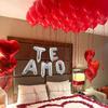Spanish I love you lettering banner balloon, for Valentine's Day party, proposal, confession, Valentine's Day anniversary