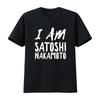 Bitcoin Lover Funny I Am Satoshi Nakamoto T Shirt Vintage Washed Graphic Stylish Homme Unisex Comfortable Slightly Stretched
