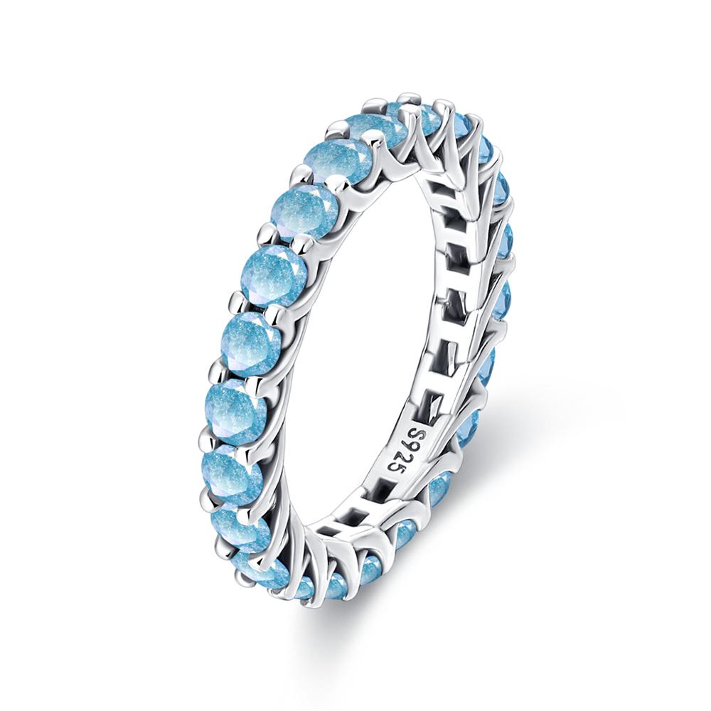 Biżuteria Pierścionek 100% Srebro Próby 925 damski pierścionek zaręczynowy Tworzenie biżuterii dla kobiet jako prezenty na przyjęcie weselne