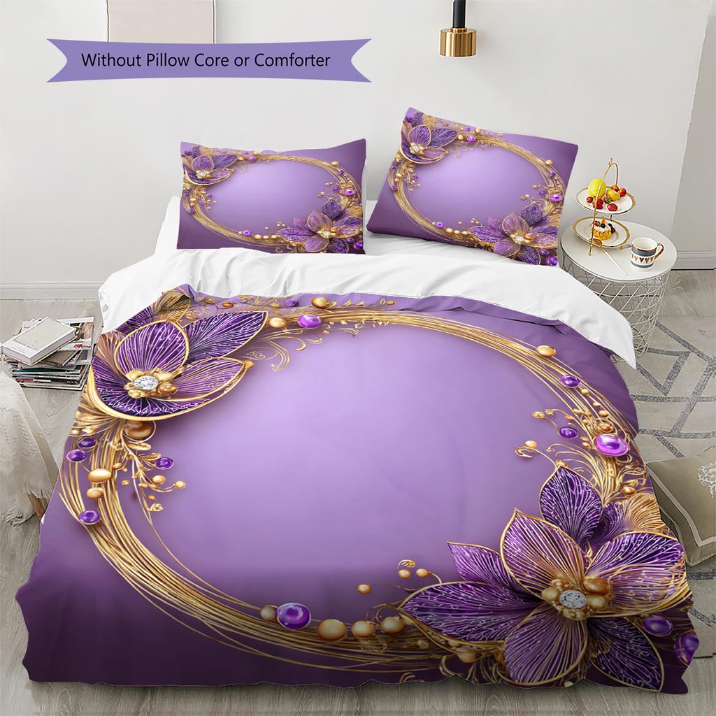 Cartoon Patroon Beddengoed Dekbed Set Dekbedovertrek Kussensloop Huisdecoratie Verjaardagscadeau (1 dekbedovertrek + 2 kussenslopen, zonder binnenkussen)