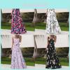 Urban Casual Print Dress With Belt For Summer Fashion Enthusiasts