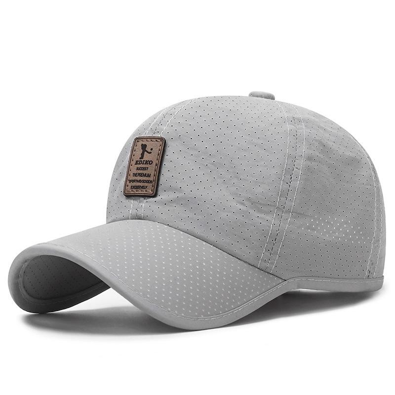 Sunshade Baseball Cap for Men Mesh Quick-Drying Sun Hat Spring Summer Outdoor Sports Panama Snapback Cap Fishing Visor Hats