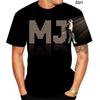 Michael Jackson T-Shirt Herren Damen Mode Lässig 3D Bedruckte T-Shirts Harajuku Stil Übergroßes T-Shirt Hip Hop Streetwear Tops