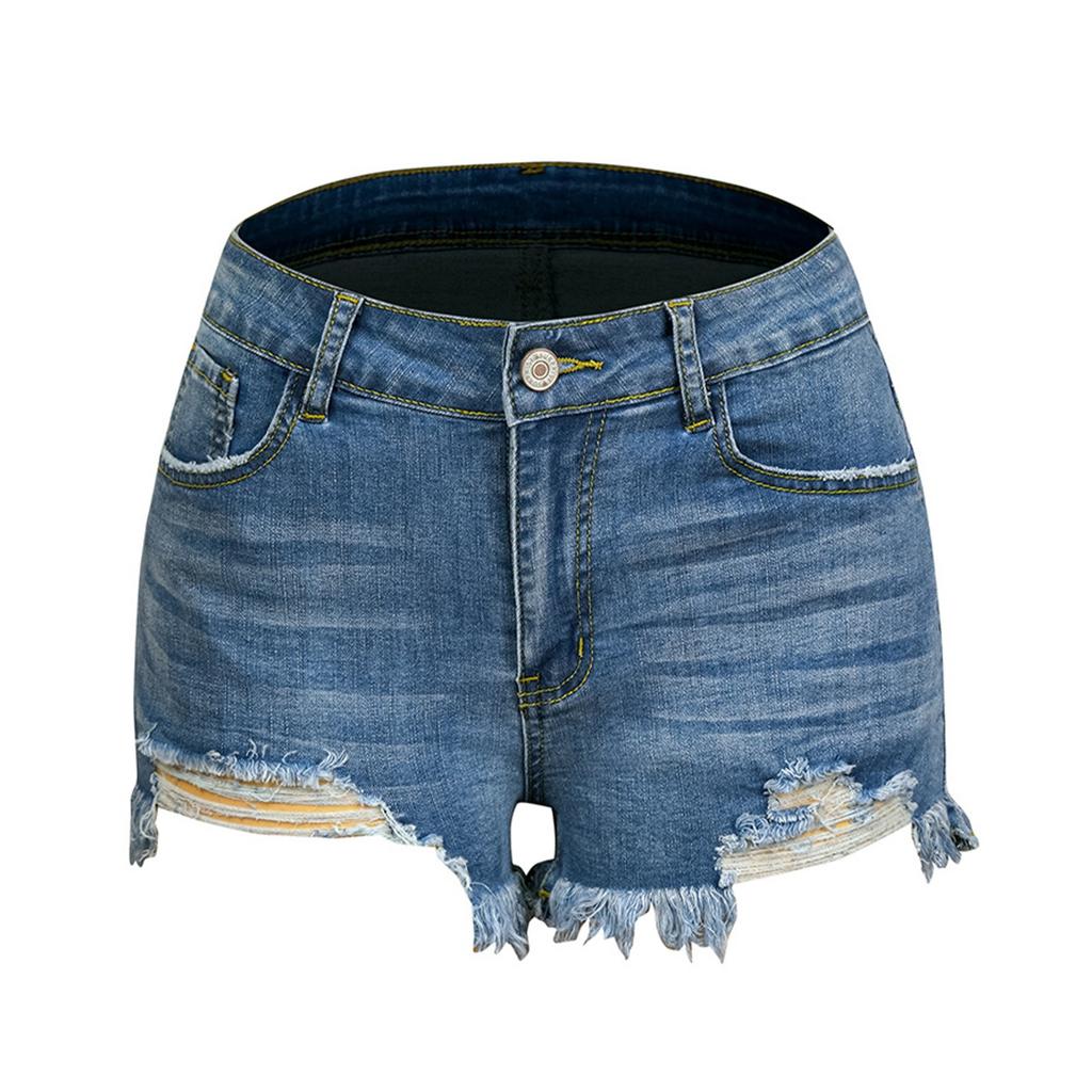 Women's Denim Classic Versatile High Waist Fashionable Shorts