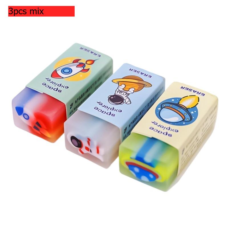 

Cartoon Cute Animal Gift Eraser Primary School Student Art Painting Childrens Less Crumb Astronaut Sandwich Kawai Stationery