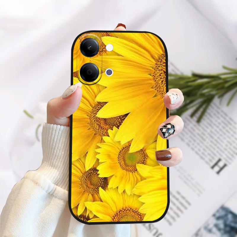 For VIVO Y05 Y 05 4G Case Fashion Painted Shockproof Bumper For VIVO Y11D Y21 4G 2026 Silicone Cover Soft TPU Phone Shell Coque
