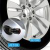 Air Valve Cap, Daihatsu, High-Grade Alloy, for Cars and Motorcycles, Tire Valves, Set of 4, Daihatsu, Black