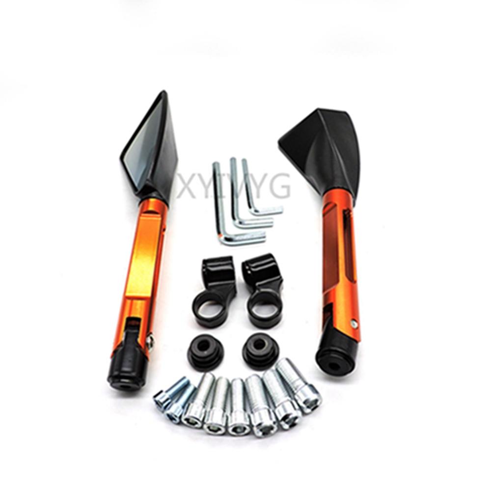 CNC ALUMINUM custom motorcycle rearview Side mirrors 8mm 10mm For KAWASAKI z750 NINJA250 HONDA R1 R6 FZ6 SUZUKI YAMAHA