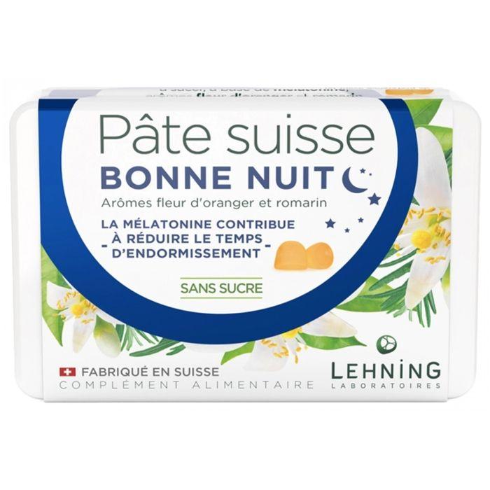 Lehning Vitalité Pâte Suisse Bonne Nuit 40 gommes