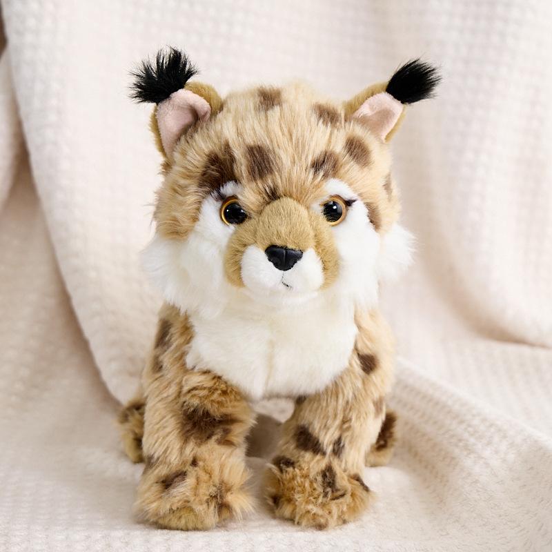 

Kawaii Yellow Leopard Plush Toys Realistic Funny Animal Dolls Soft Skin-friendly Plush Ornaments Birthday Present for Children жовтий