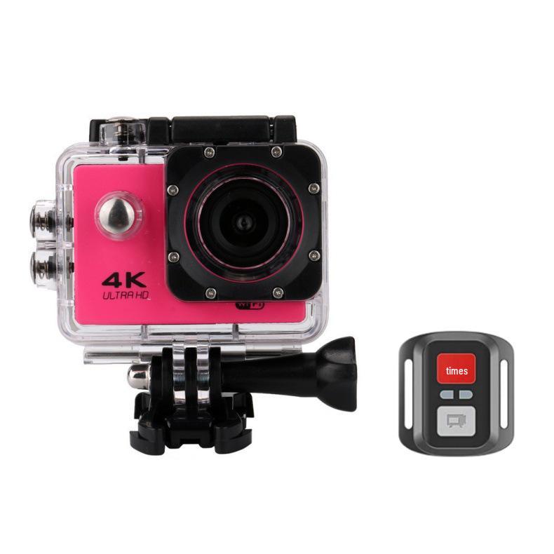 CrossD800R 4K HD Sports Camera with Remote, WiFi & Waterproof for Outdoor Cycling