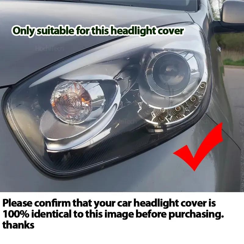 Head Lights Cover for Kia Picanto TA Moning 2011-2017 Accessory Headlamp Replace Transparent Light Shell Headlight Housing Cover