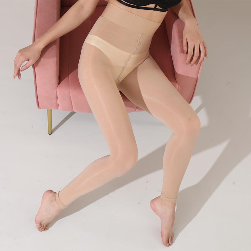 8D Glänzende Pferdeöl-Masken-Strumpfhose für Damen & Herren - Seidig, Wasserleicht, Schlankmachende Leggings & Bühnensocken