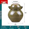 Traditional Earthenware Kimchi Jar